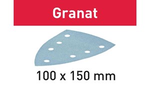 Festool Schleifscheibe Granat STF Delta/7 100x150 mm, Körnung P80 bis P180